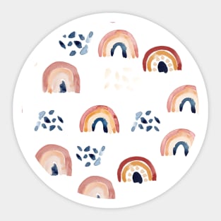 Neutral Rainbows Sticker